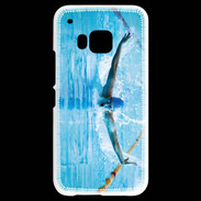 Coque HTC One M9 Nageur en piscine