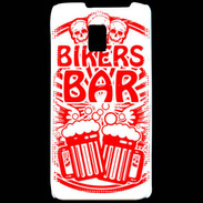 Coque LG P990 Biker Bar Rouge