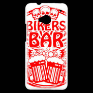 Coque HTC One Biker Bar Rouge