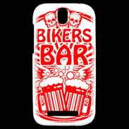 Coque HTC One SV Biker Bar Rouge