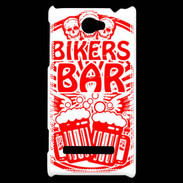 Coque HTC Windows Phone 8S Biker Bar Rouge