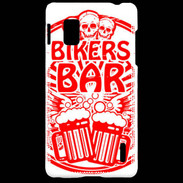 Coque LG Optimus G Biker Bar Rouge