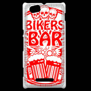 Coque Sony Xperia M Biker Bar Rouge