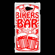 Coque Sony Xperia M2 Biker Bar Rouge