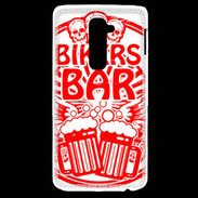 Coque LG G2 Biker Bar Rouge