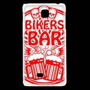 Coque LG F5 Biker Bar Rouge