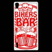 Coque Huawei Ascend P7 Biker Bar Rouge