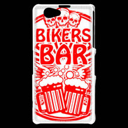 Coque Sony Xperia Z1 Compact Biker Bar Rouge