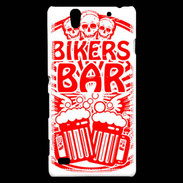Coque Sony Xperia C4 Biker Bar Rouge