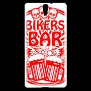 Coque Sony Xperia C5 Biker Bar Rouge