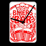 Grande pendule murale Biker Bar Rouge