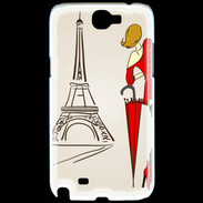 Coque Samsung Galaxy Note 2 Paris Vintage