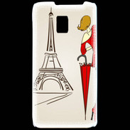 Coque LG P990 Paris Vintage