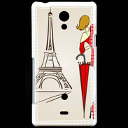 Coque Sony Xperia T Paris Vintage