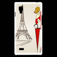 Coque LG Optimus L9 Paris Vintage
