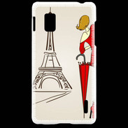 Coque LG Optimus G Paris Vintage