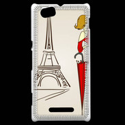 Coque Sony Xperia M Paris Vintage