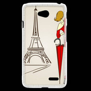 Coque LG L70 Paris Vintage