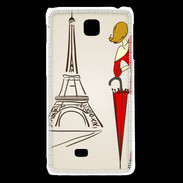 Coque LG F5 Paris Vintage