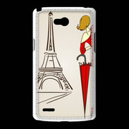 Coque LG L80 Paris Vintage