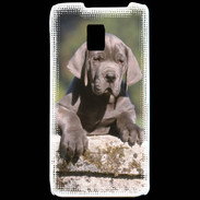 Coque LG P990 Chiot dogue Allemand