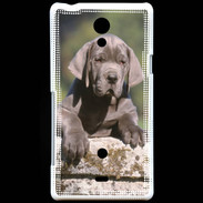 Coque Sony Xperia T Chiot dogue Allemand