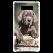 Coque LG Optimus L7 Chiot dogue Allemand
