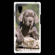 Coque LG Optimus L9 Chiot dogue Allemand