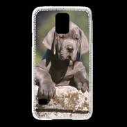 Coque Samsung Galaxy S5 Chiot dogue Allemand