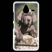 Coque Personnalisée Nokia Lumia 640XL LTE Chiot dogue Allemand