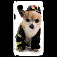 Coque Samsung Galaxy S Chihuahua pompiers