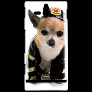 Coque Sony Xperia U Chihuahua pompiers