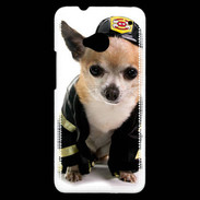 Coque HTC One Chihuahua pompiers