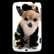 Coque HTC Wildfire G8 Chihuahua pompiers