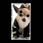 Coque Nokia Lumia 520 Chihuahua pompiers