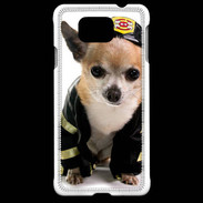 Coque Samsung Galaxy Alpha Chihuahua pompiers