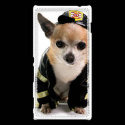 Coque Sony Xperia M2 Chihuahua pompiers