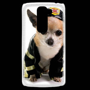 Coque LG G2 Mini Chihuahua pompiers