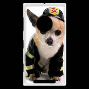 Coque Nokia Lumia 830 Chihuahua pompiers