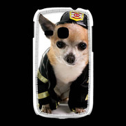 Coque Samsung Galaxy Young Chihuahua pompiers