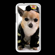 Coque HTC Desire 300 Chihuahua pompiers