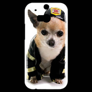 Coque HTC One M8s Chihuahua pompiers