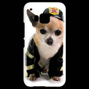 Coque HTC One M9 Chihuahua pompiers