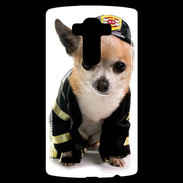 Coque LG G4 Chihuahua pompiers