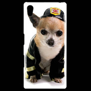Coque Sony Xpéria Z5 Chihuahua pompiers