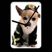 Grande pendule murale Chihuahua pompiers
