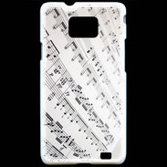 Coque Samsung Galaxy S2 Page de notes musicales