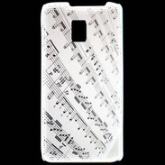 Coque LG P990 Page de notes musicales