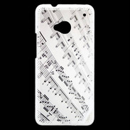 Coque HTC One Page de notes musicales