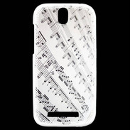 Coque HTC One SV Page de notes musicales